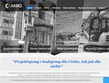 Tablet Screenshot of akro.pl